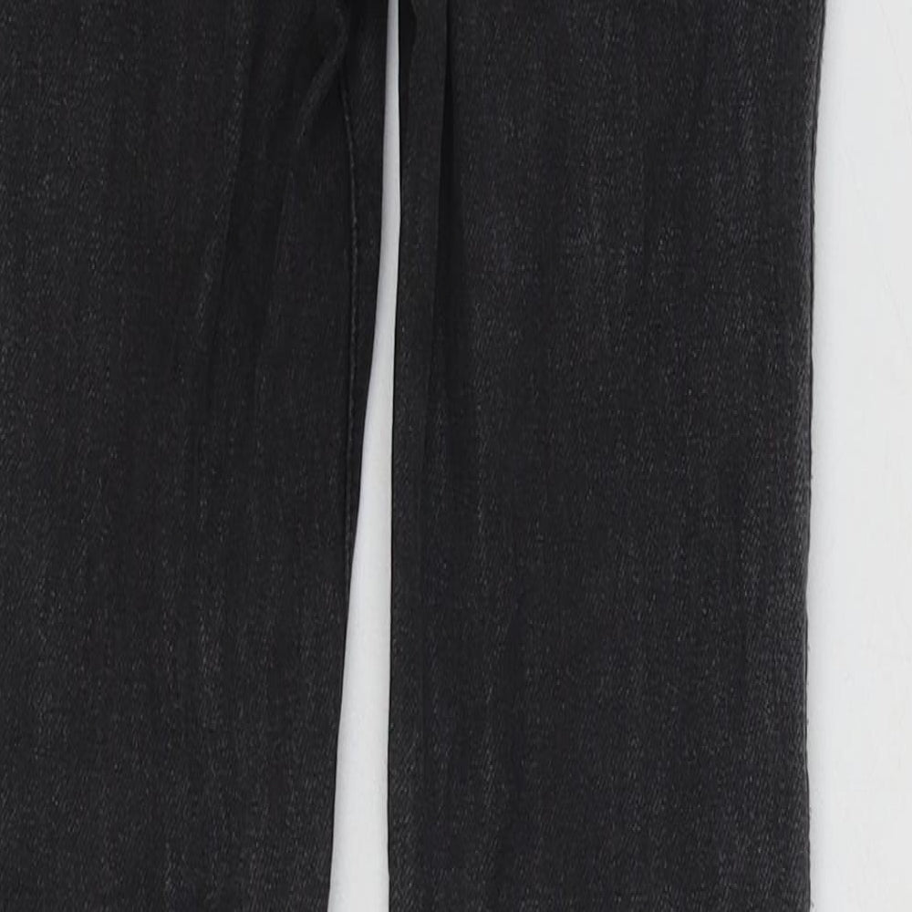 H&M Girls Grey Cotton Skinny Jeans Size 9-10 Years Regular Pullover