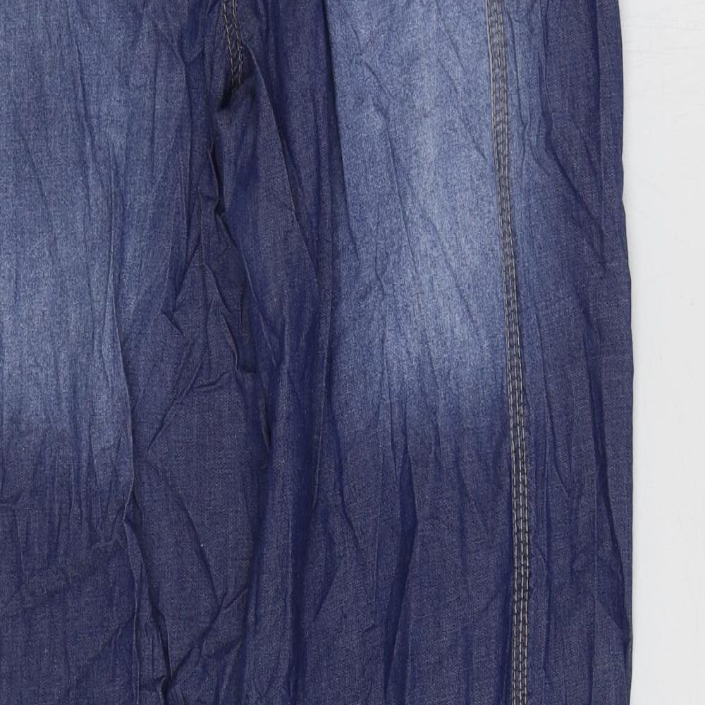 Store Twenty One Womens Blue Cotton Straight Jeans Size 10 L30 in Regular Zip