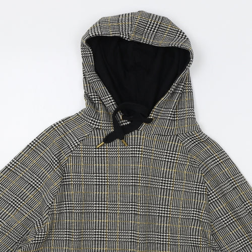 River Island Womens Multicoloured Round Neck Plaid Polyester Pullover Jumper Size L