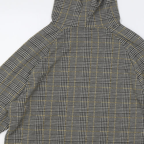 River Island Womens Multicoloured Round Neck Plaid Polyester Pullover Jumper Size L
