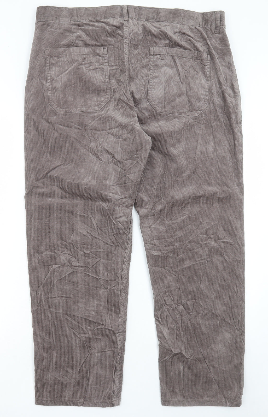 Marks and Spencer Womens Brown Cotton Straight Jeans Size 12 L27 in Regular Button
