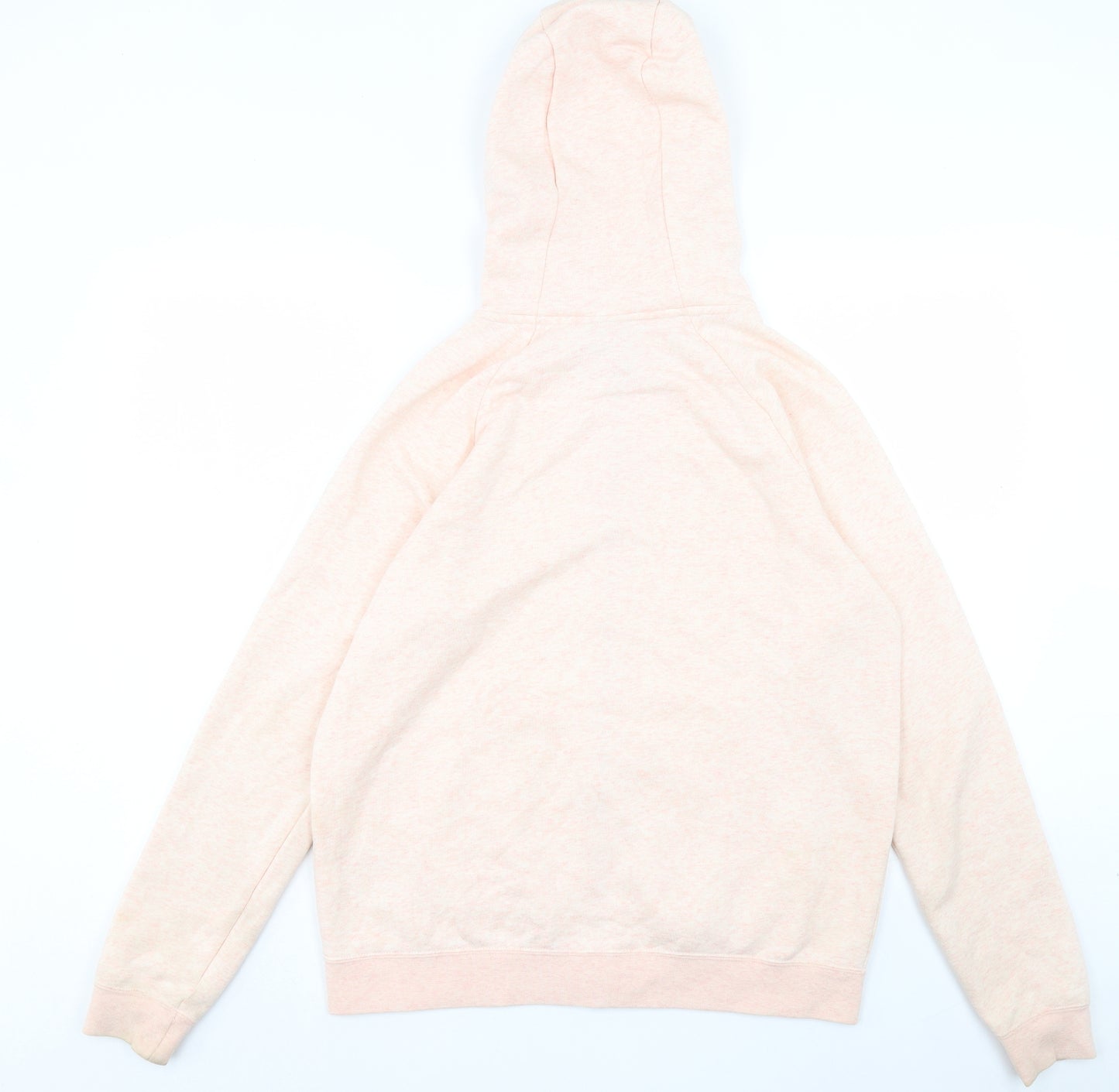 Nike Womens Pink Cotton Full Zip Hoodie Size M Zip
