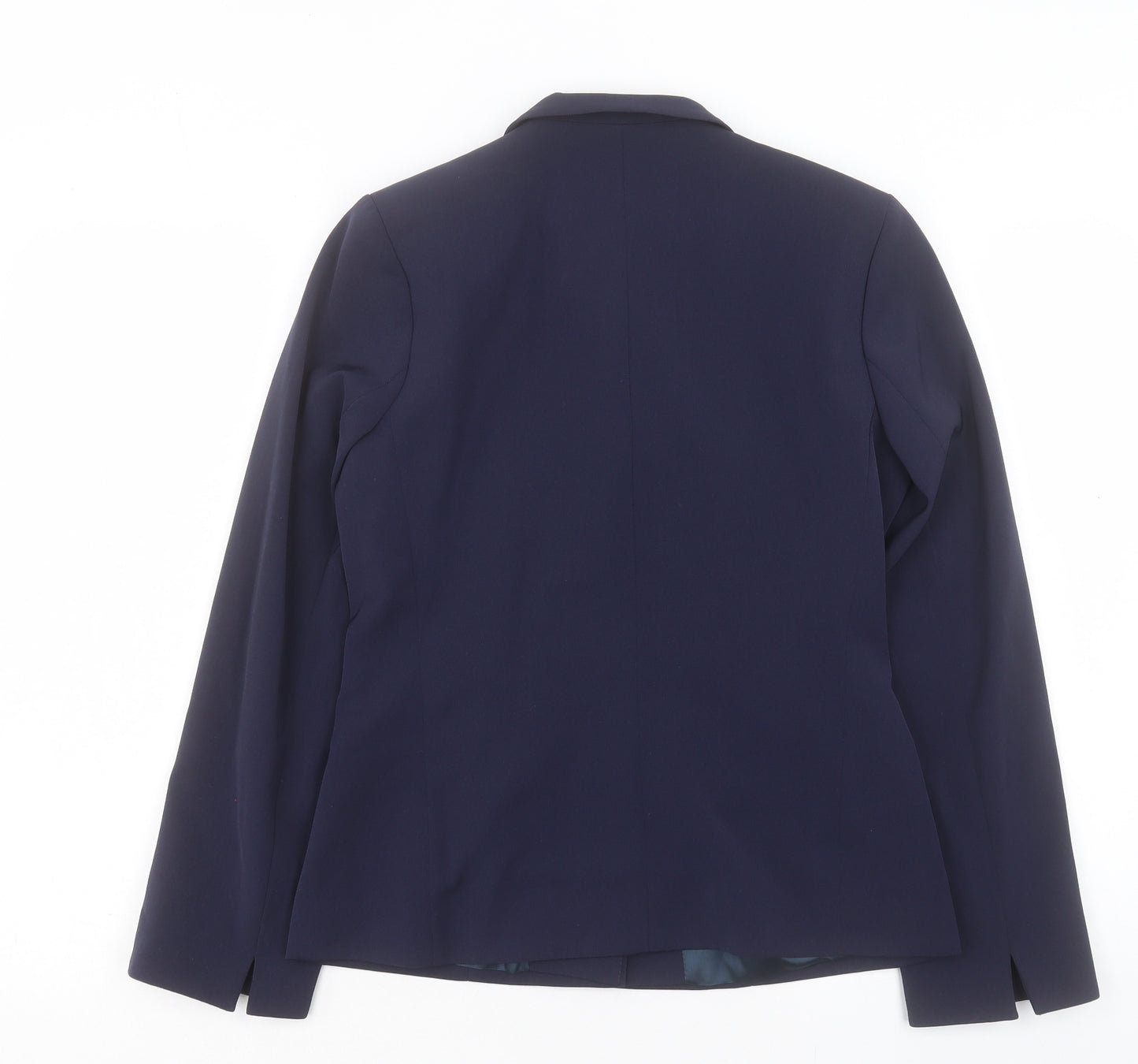 De Keyser Womens Blue Jacket Blazer Size 10 Button