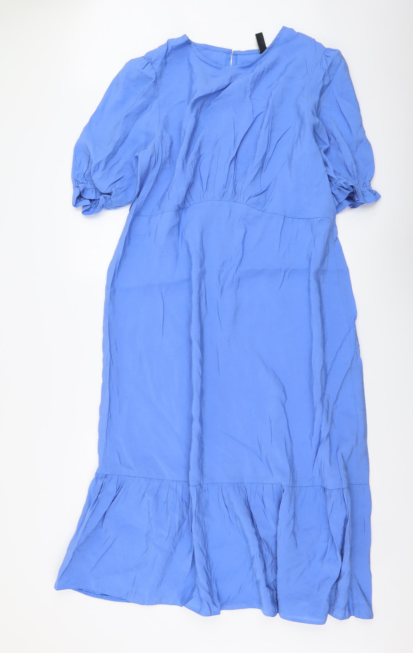 Nobody's Child Womens Blue Modal A-Line Size 18 Round Neck Zip