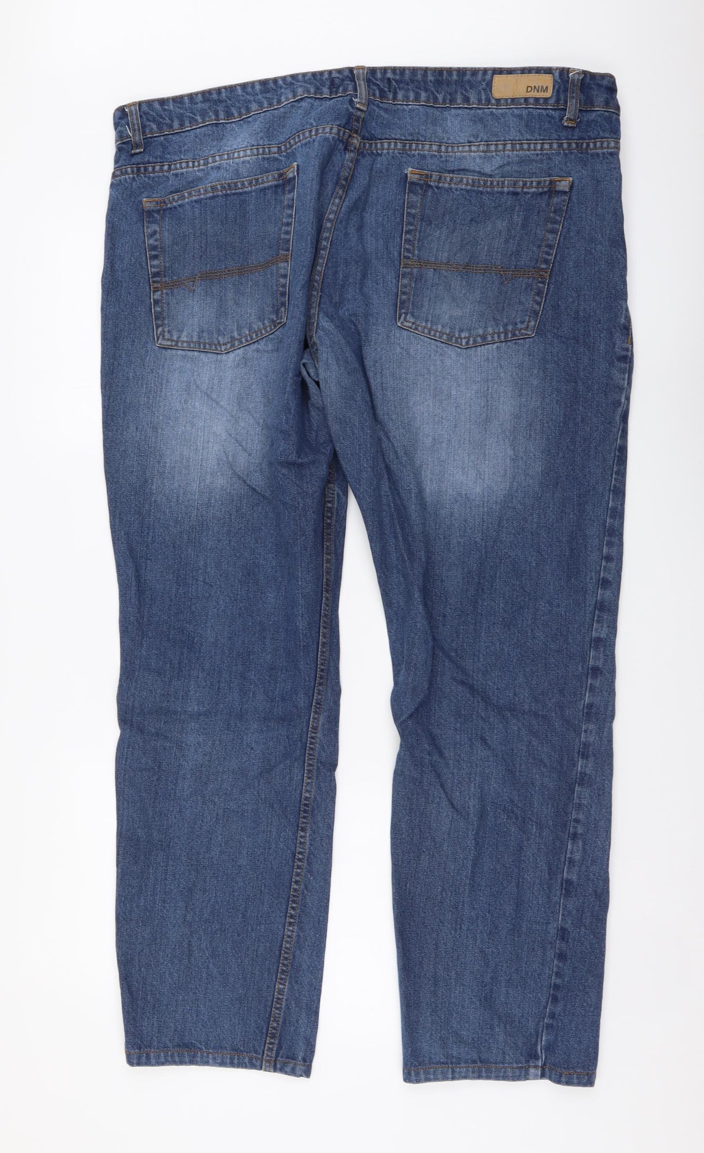 SPLASH Mens Blue Cotton Straight Jeans Size 42 in L31 in Regular Button