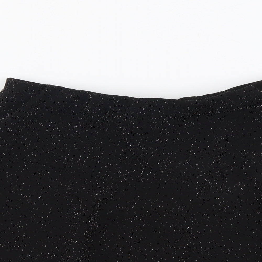 New Look Girls Black Polyester Sweat Shorts Size 12-13 Years Regular