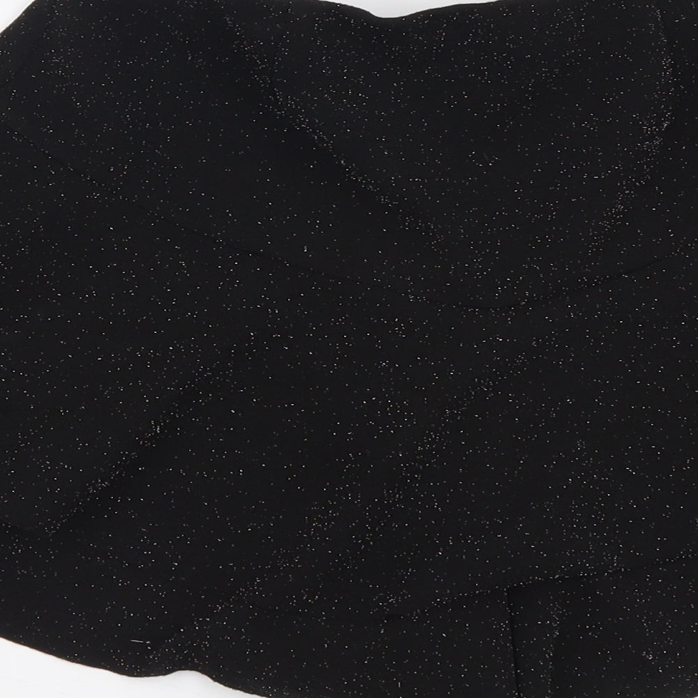 New Look Girls Black Polyester Sweat Shorts Size 12-13 Years Regular
