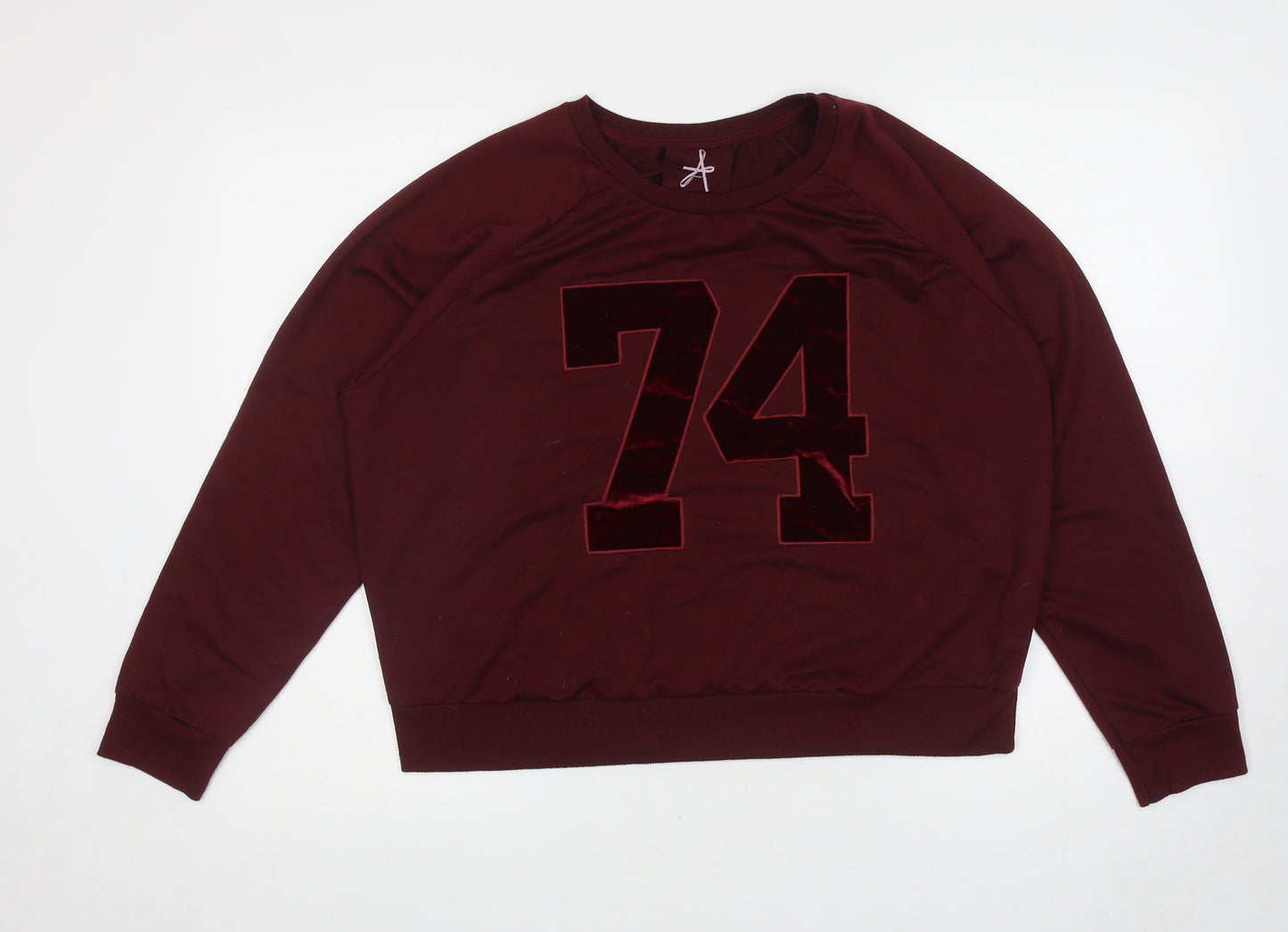 Atmosphere Womens Red Polyester Pullover Sweatshirt Size 18 Pullover - 74
