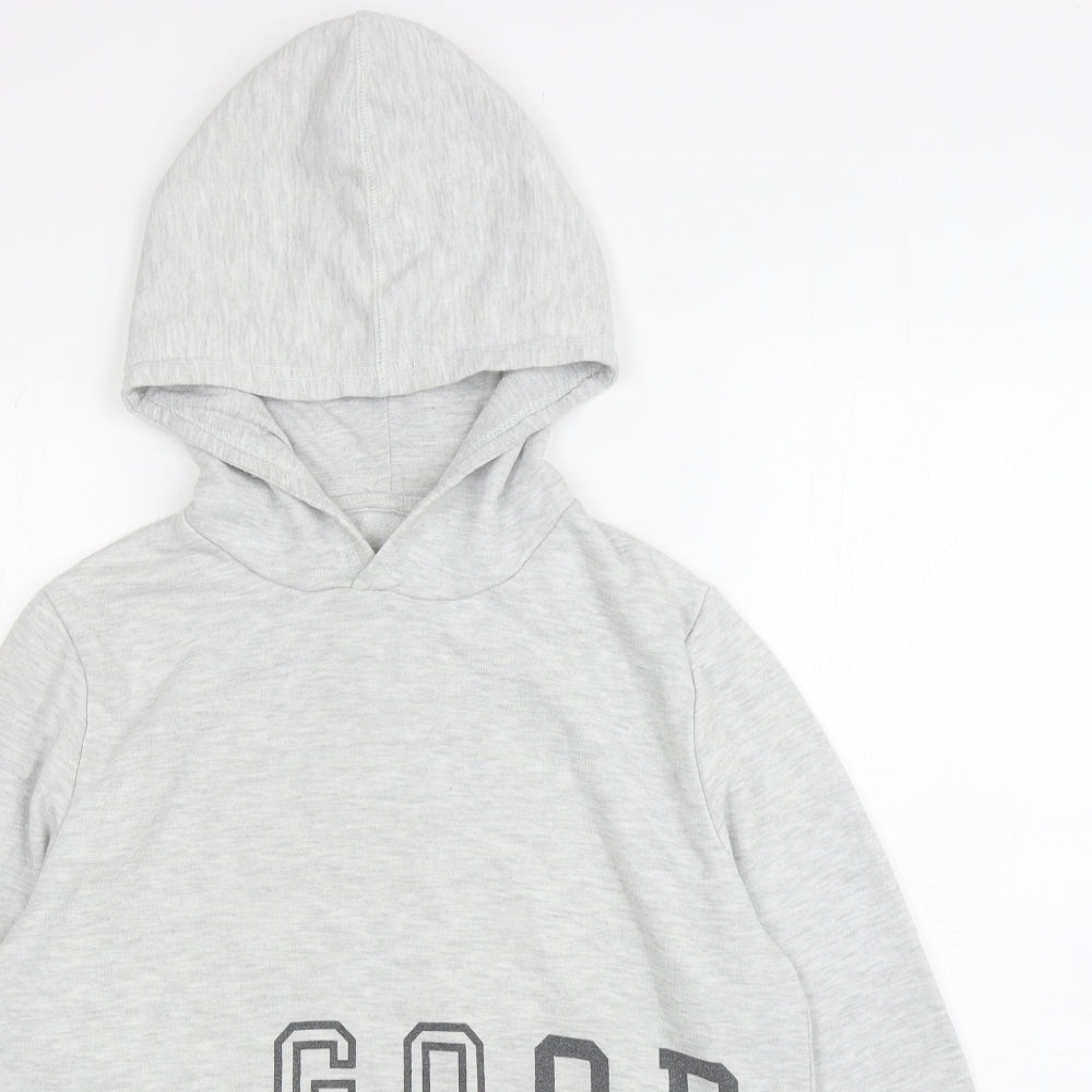 Zara Boys Grey Cotton Pullover Hoodie Size 11-12 Years Pullover - Good Vibes Amazing