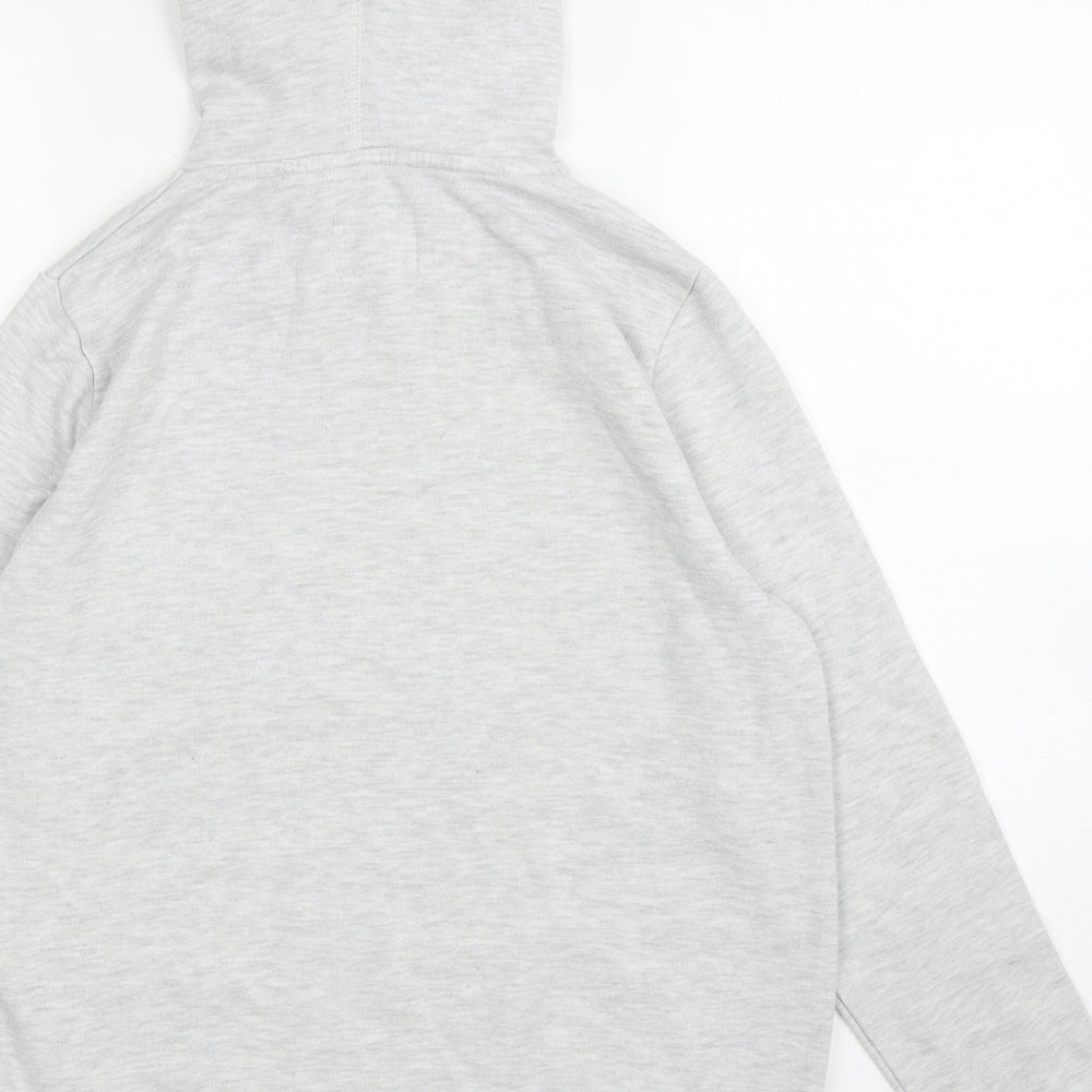 Zara Boys Grey Cotton Pullover Hoodie Size 11-12 Years Pullover - Good Vibes Amazing