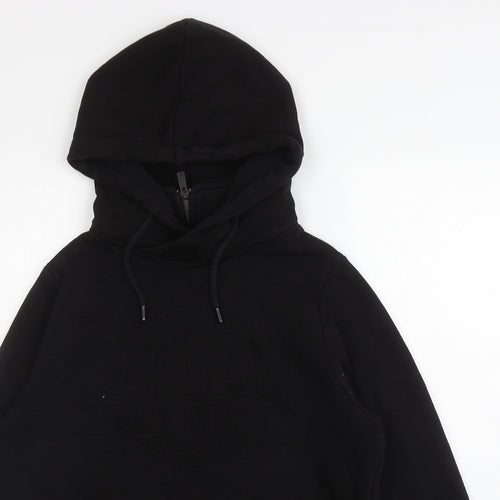 Supply & Demand Co. Mens Black Cotton Pullover Hoodie Size S - Outlaw