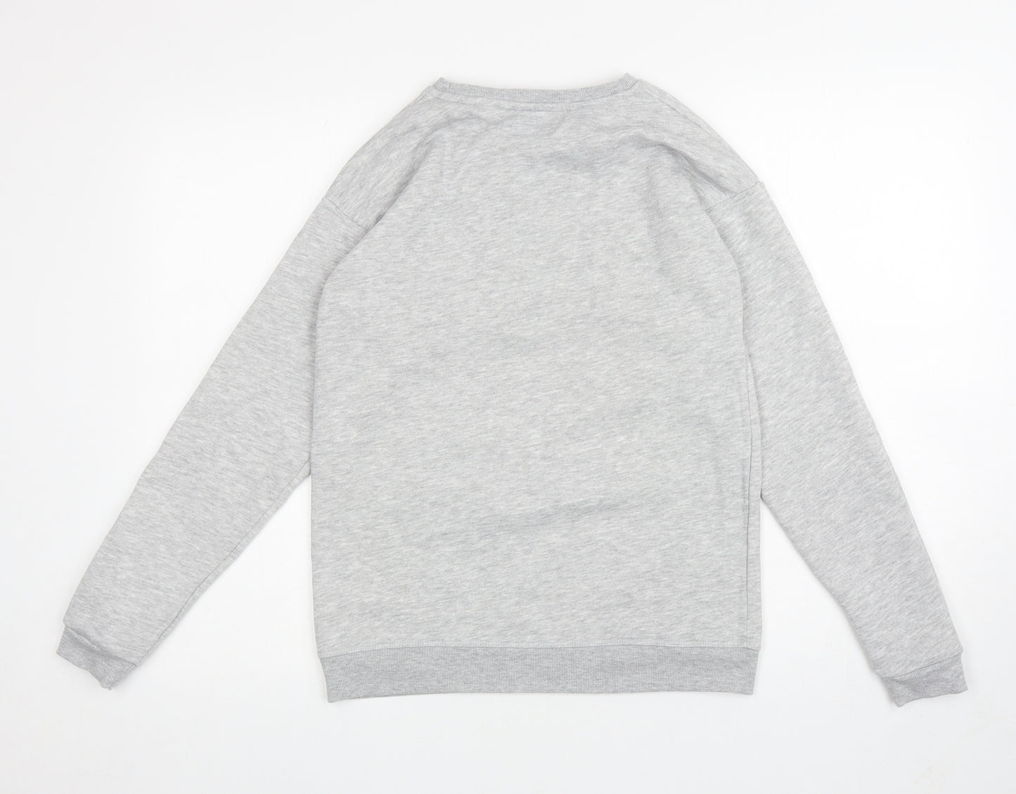 Primark Girls Grey Cotton Pullover Sweatshirt Size 13 Years Pullover - Stay Happy Be You