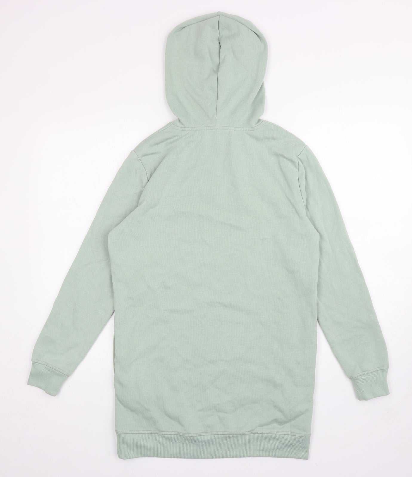 George Womens Green Polyester Tunic Hoodie Size S Pullover