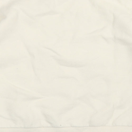 Boboyarn Girls Ivory Polyester Pullover Sweatshirt Size 7 Years Pullover - Rabbit