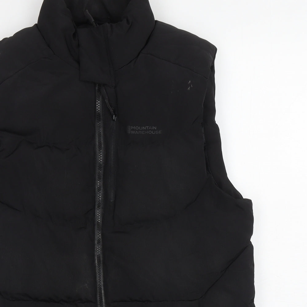 Mountain Warehouse Mens Black Gilet Waistcoat Size M Zip