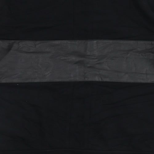 Lot78 Mens Black Cotton Pullover Sweatshirt Size XL