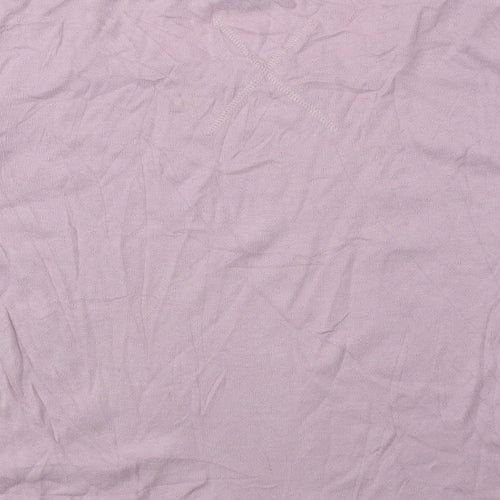 NEXT Womens Pink 100% Cotton Basic Blouse Size 14 Round Neck