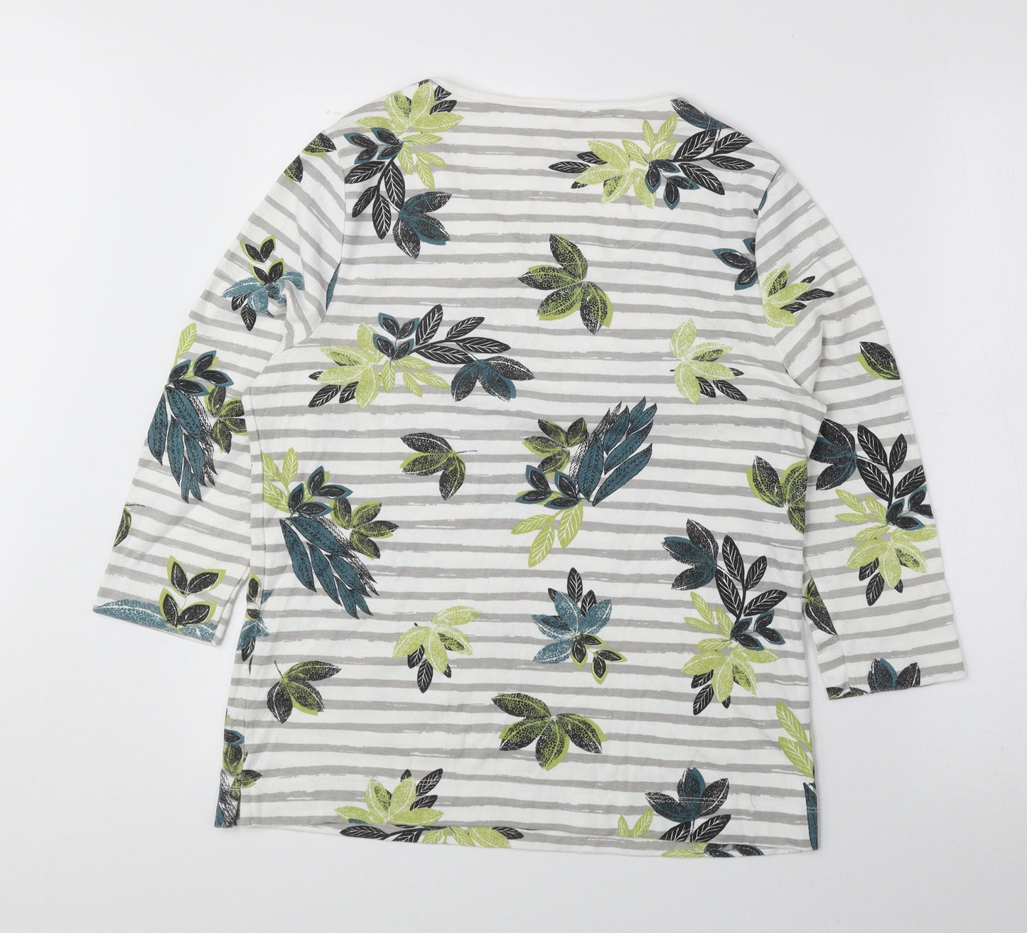 TIGI Womens Multicoloured Floral Polyester Basic Blouse Size 10 Sweetheart