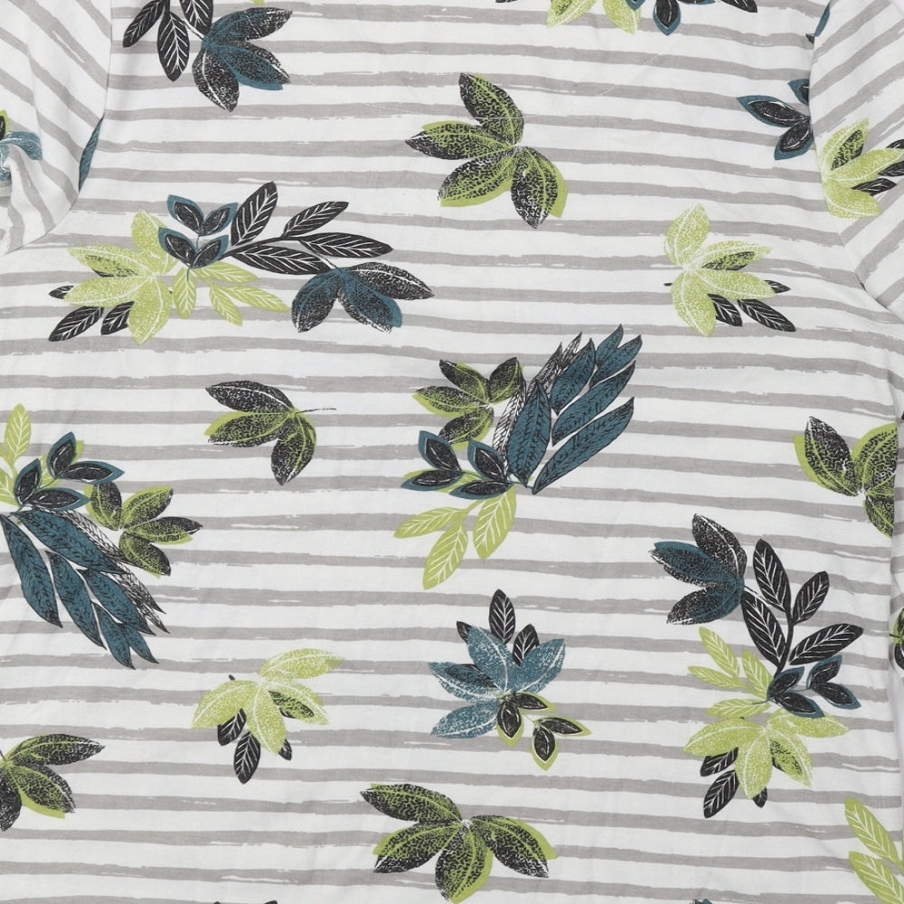 TIGI Womens Multicoloured Floral Polyester Basic Blouse Size 10 Sweetheart