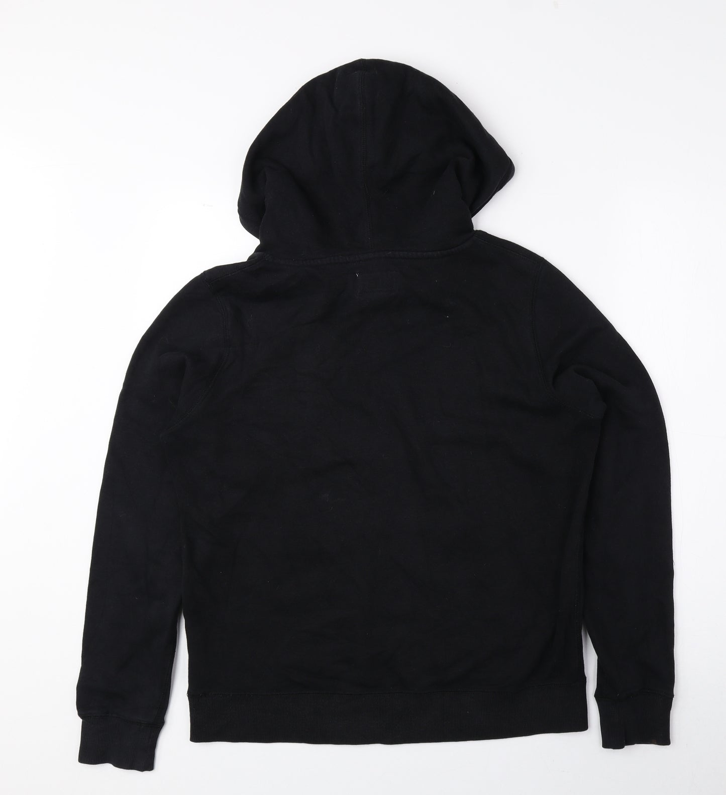 Converse Mens Black Cotton Pullover Hoodie Size M