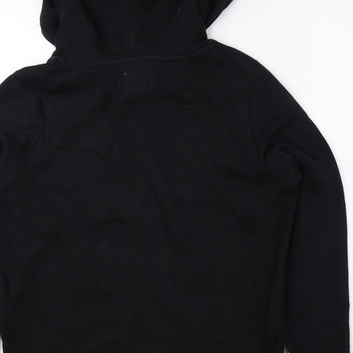 Converse Mens Black Cotton Pullover Hoodie Size M