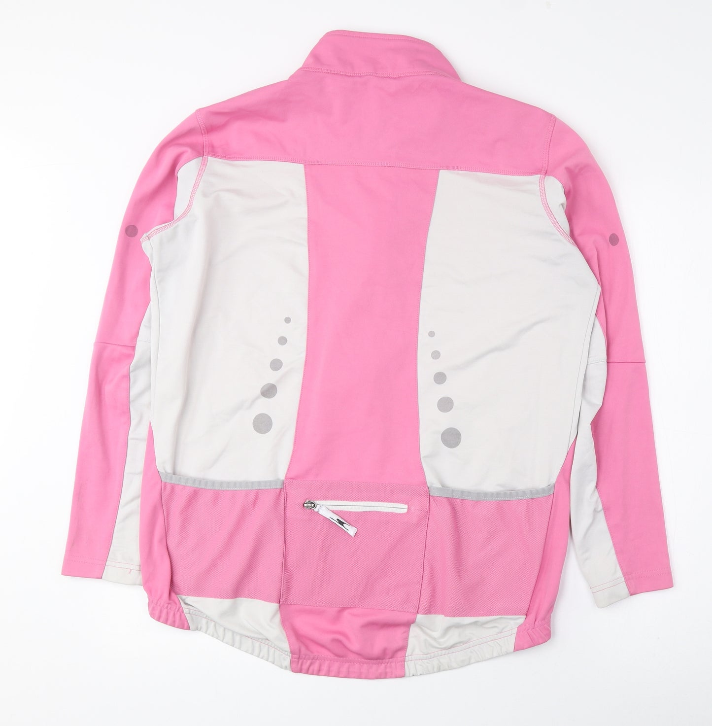 Crane Womens Pink Jacket Size L Zip