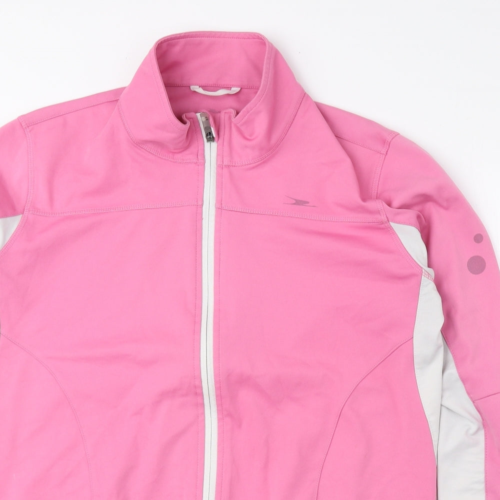 Crane Womens Pink Jacket Size L Zip