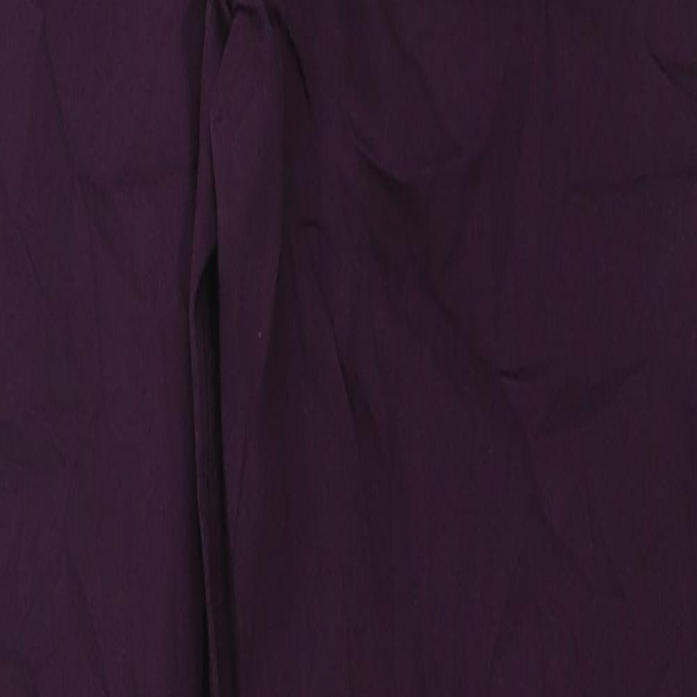 Marks and Spencer Womens Purple Polyester Jegging Jeans Size 10 L29 in Regular