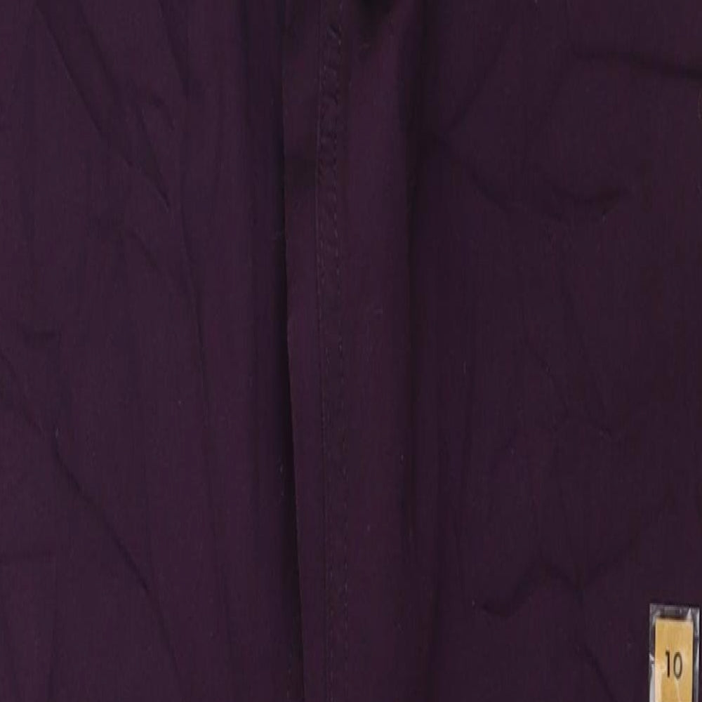 Marks and Spencer Womens Purple Polyester Jegging Jeans Size 10 L29 in Regular