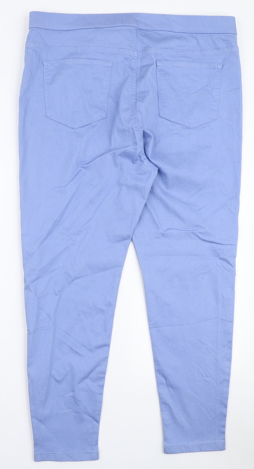 Marks and Spencer Womens Blue Polyester Jegging Jeans Size 20 L28 in Regular