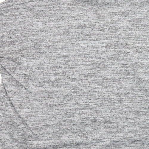 New Look Womens Grey Round Neck Polyester Pullover Jumper Size 12
