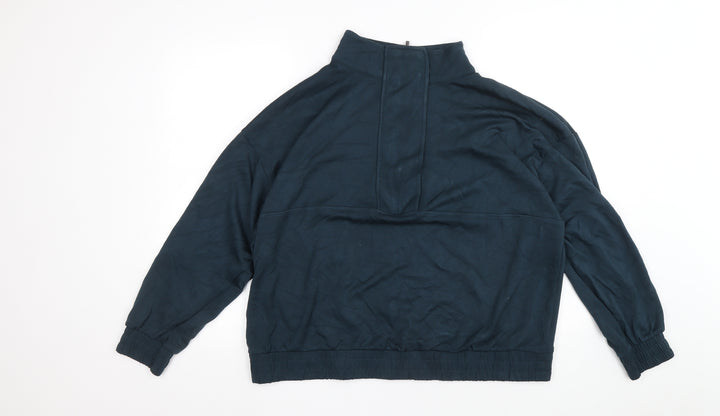 F&F Womens Blue Nylon Pullover Sweatshirt Size 20 Pullover