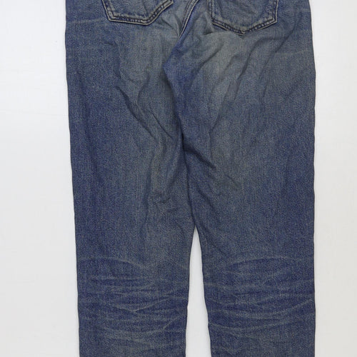 BDG Mens Blue Cotton Straight Jeans Size 26 in L30 in Regular Button