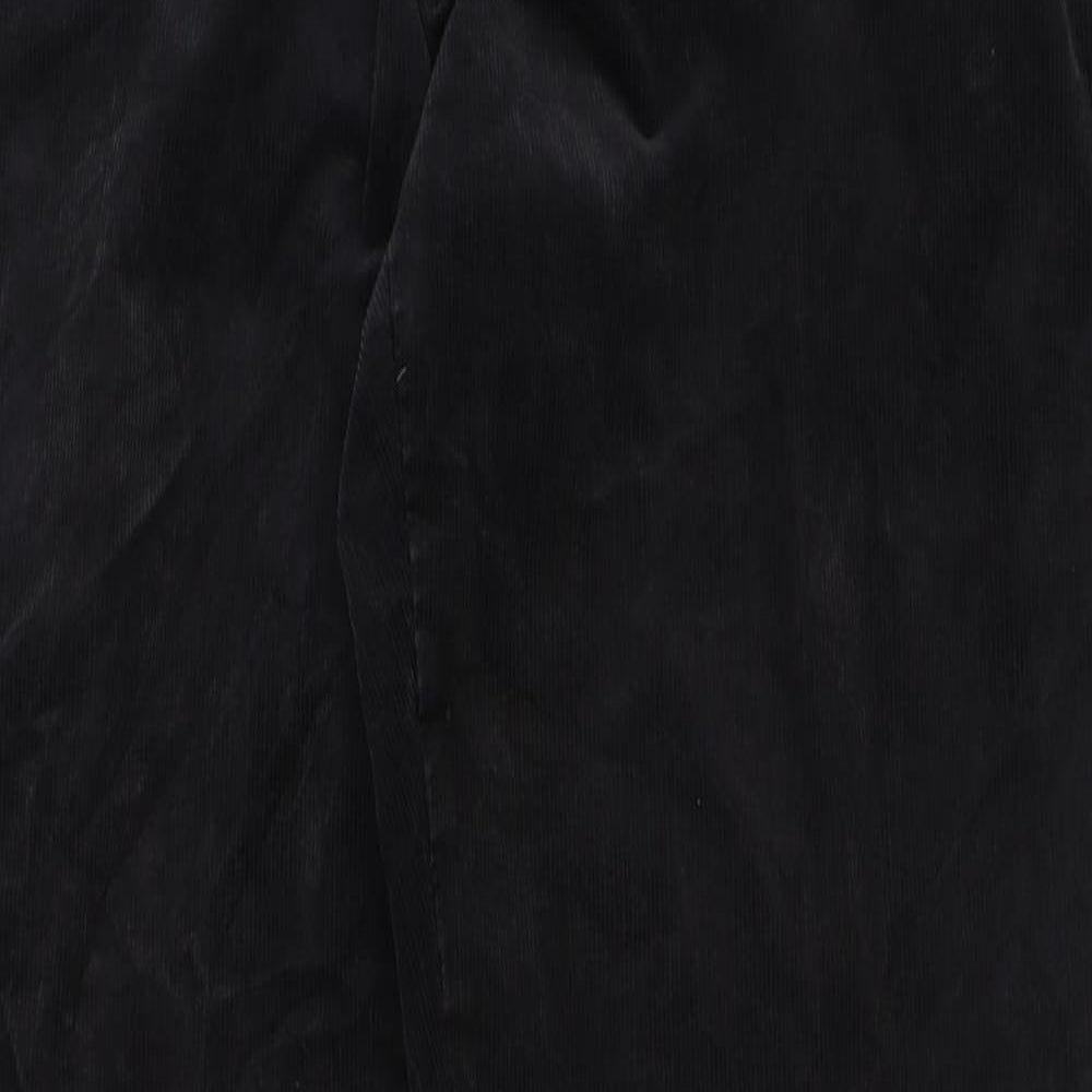 Dressman Mens Black Cotton Straight Jeans Size 34 in L21 in Regular Button