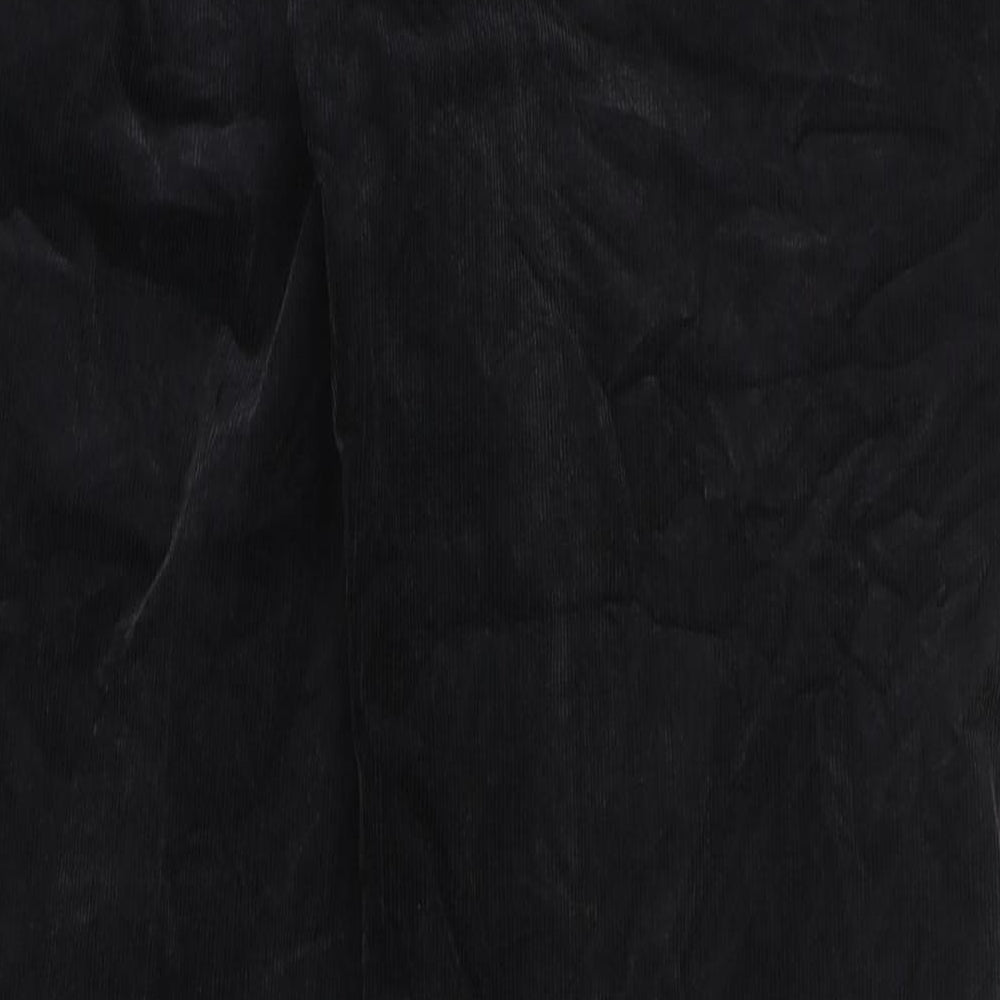 Dressman Mens Black Cotton Straight Jeans Size 34 in L21 in Regular Button