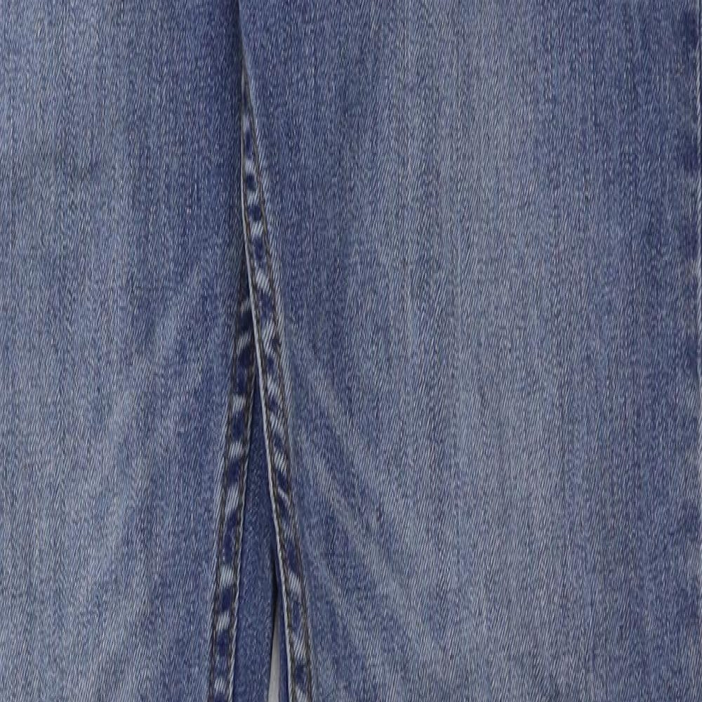 Cheap Monday Mens Blue Cotton Straight Jeans Size 33 in L32 in Regular Button