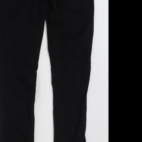 M&Co Womens Black Cotton Jegging Jeans Size 14 L29 in Regular