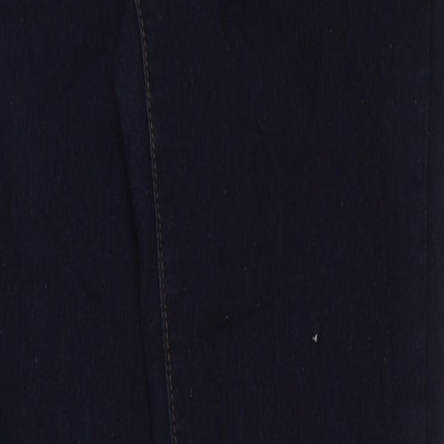FOREVER 21 Womens Blue Cotton Skinny Jeans Size 28 in L32 in Regular Button