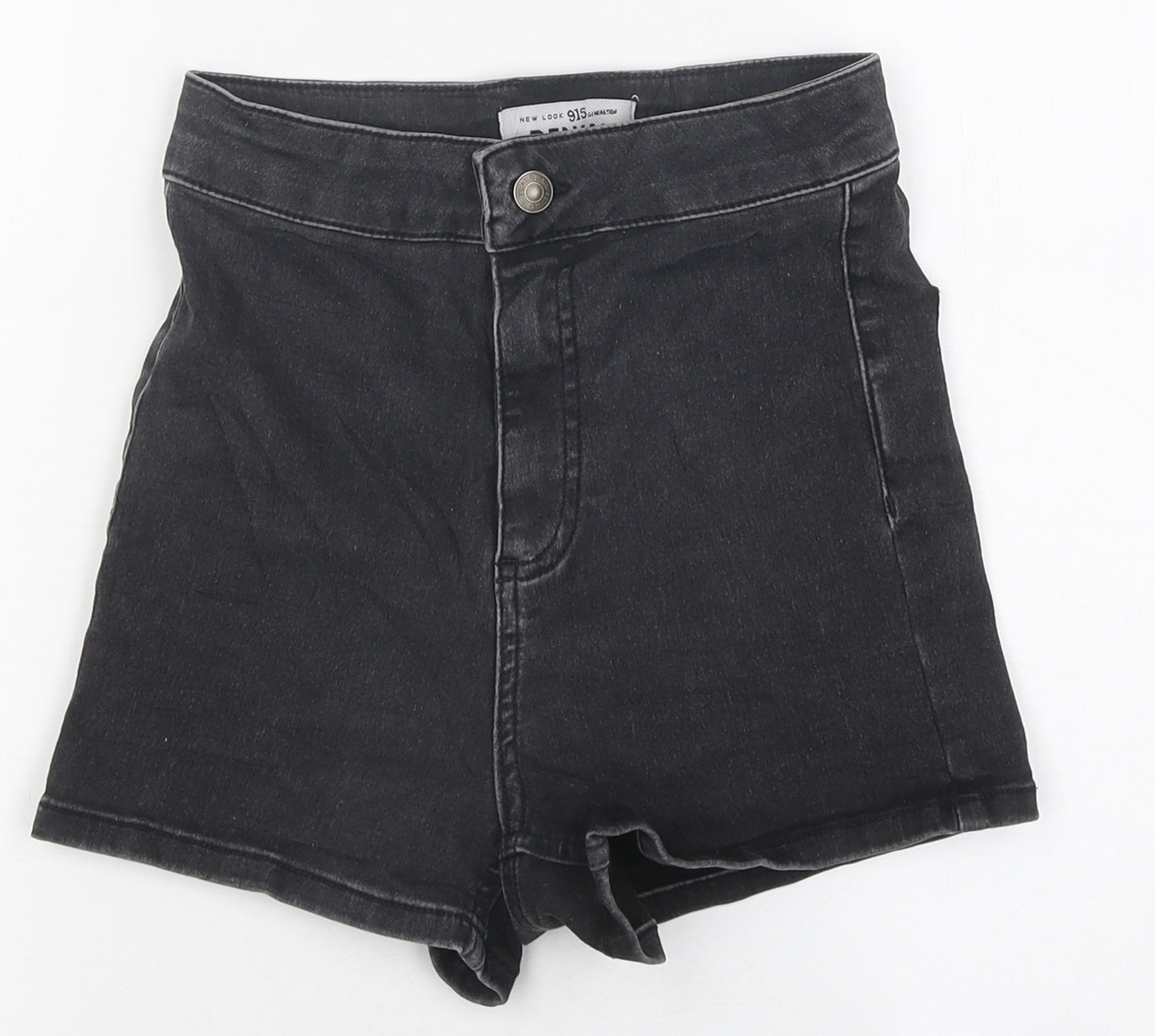 New Look Girls Black 100% Polyester Hot Pants Shorts Size 13 Years Regular Zip