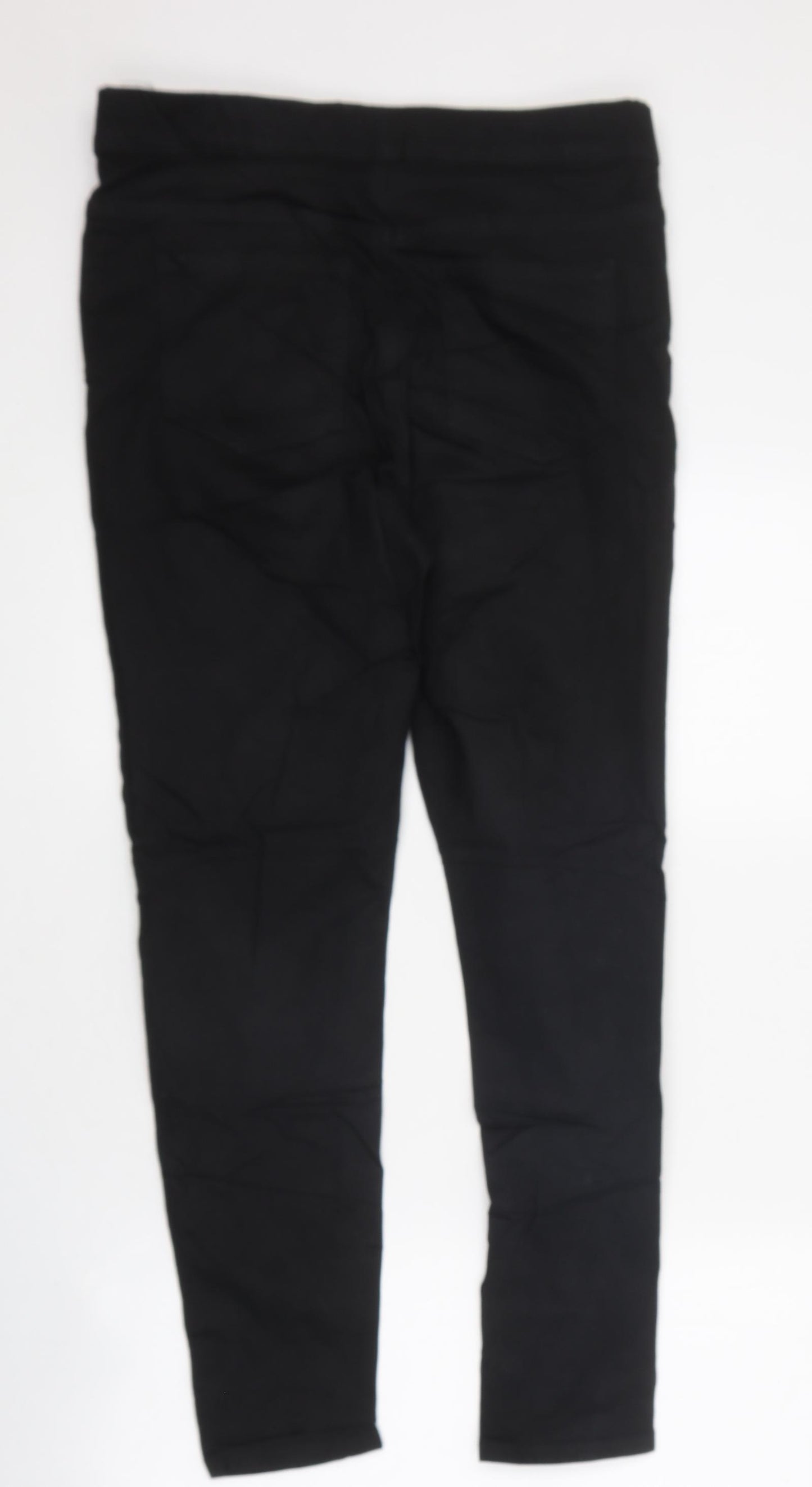Marks and Spencer Womens Black 100% Cotton Jegging Jeans Size 12 L23 in Regular