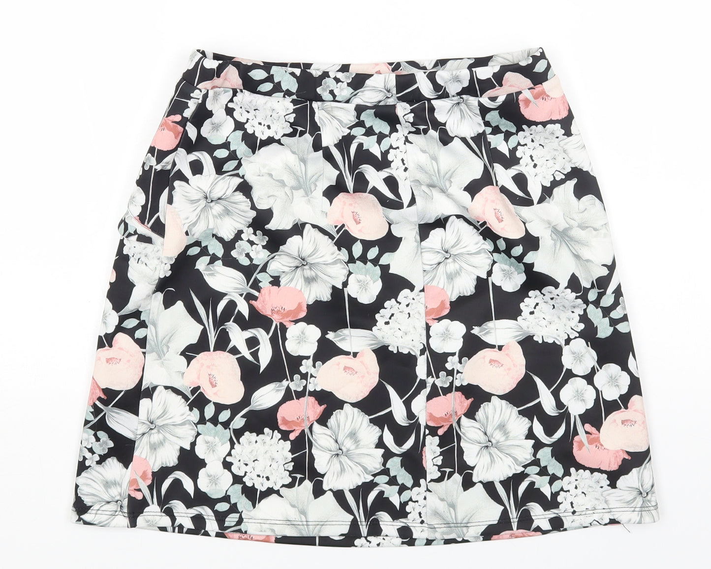 Miss Selfridge Womens Multicoloured Floral Polyester Mini Skirt Size 8