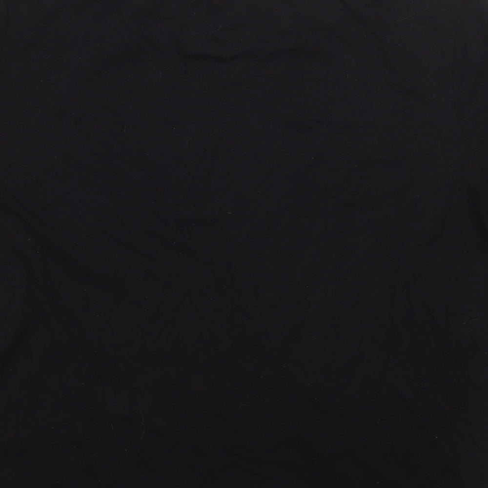 Primark Womens Black Cotton Basic T-Shirt Size XL Round Neck