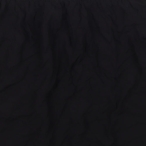 Monsoon Womens Black Viscose Basic T-Shirt Size 10 Off the Shoulder