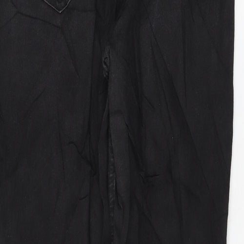 TU Womens Black Cotton Skinny Jeans Size 12 L30 in Regular