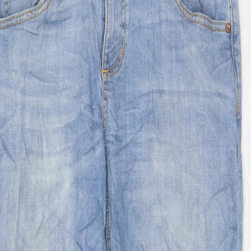 And/Or Womens Blue Cotton Straight Jeans Size 32 in L27 in Regular Zip