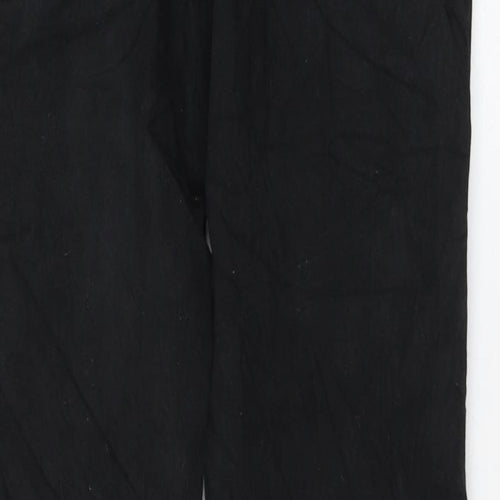 Red Herring Girls Black Cotton Skinny Jeans Size 14 Years Regular Zip