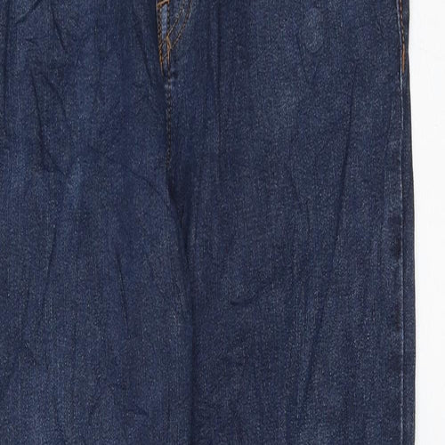 H&M Womens Blue Cotton Skinny Jeans Size 34 in L30 in Regular Zip