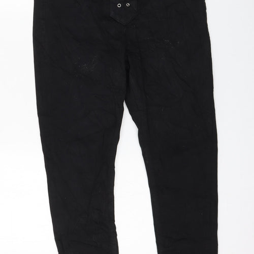 Topshop Womens Black Cotton Skinny Jeans Size 32 in L20.5 in Regular Zip
