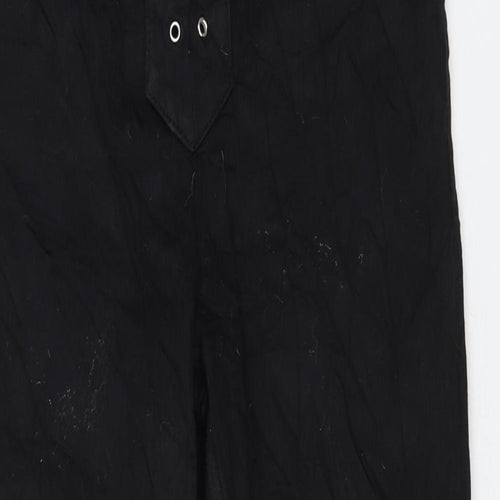 Topshop Womens Black Cotton Skinny Jeans Size 32 in L20.5 in Regular Zip