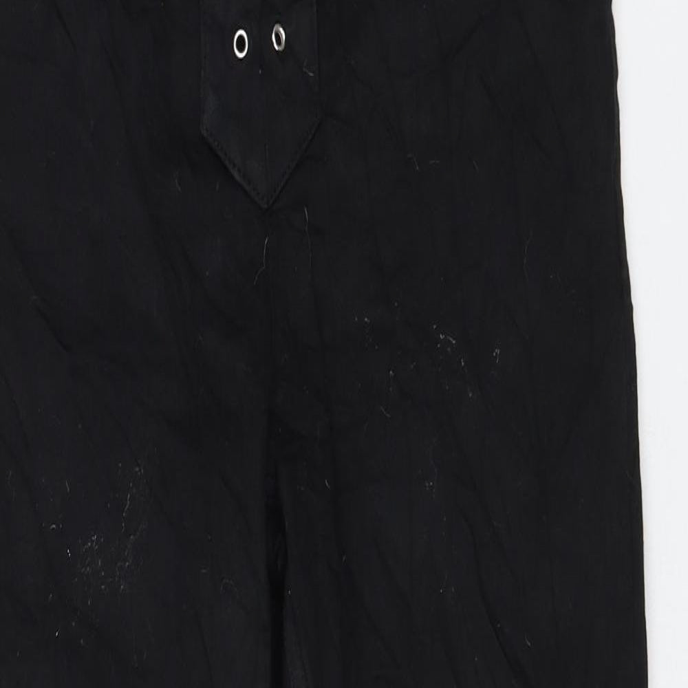 Topshop Womens Black Cotton Skinny Jeans Size 32 in L20.5 in Regular Zip